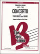 Concerto for Two Oboes and Band Concert Band sheet music cover